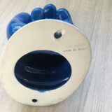 Ceramic soap dish signed JC Peiré, vintage 1980