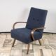Fauteuil vintage conçu par Jindrich Halabala, années 1950, Tchécoslovaquie