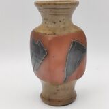 Stoneware vase signed Tiffoche