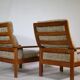 Teak Highback Lounge Chairs by L. Olsen & Søn, Set of 2, Denmark, 1960s