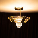 Lustre en crystal de Nachtmann Leuchten années 1970