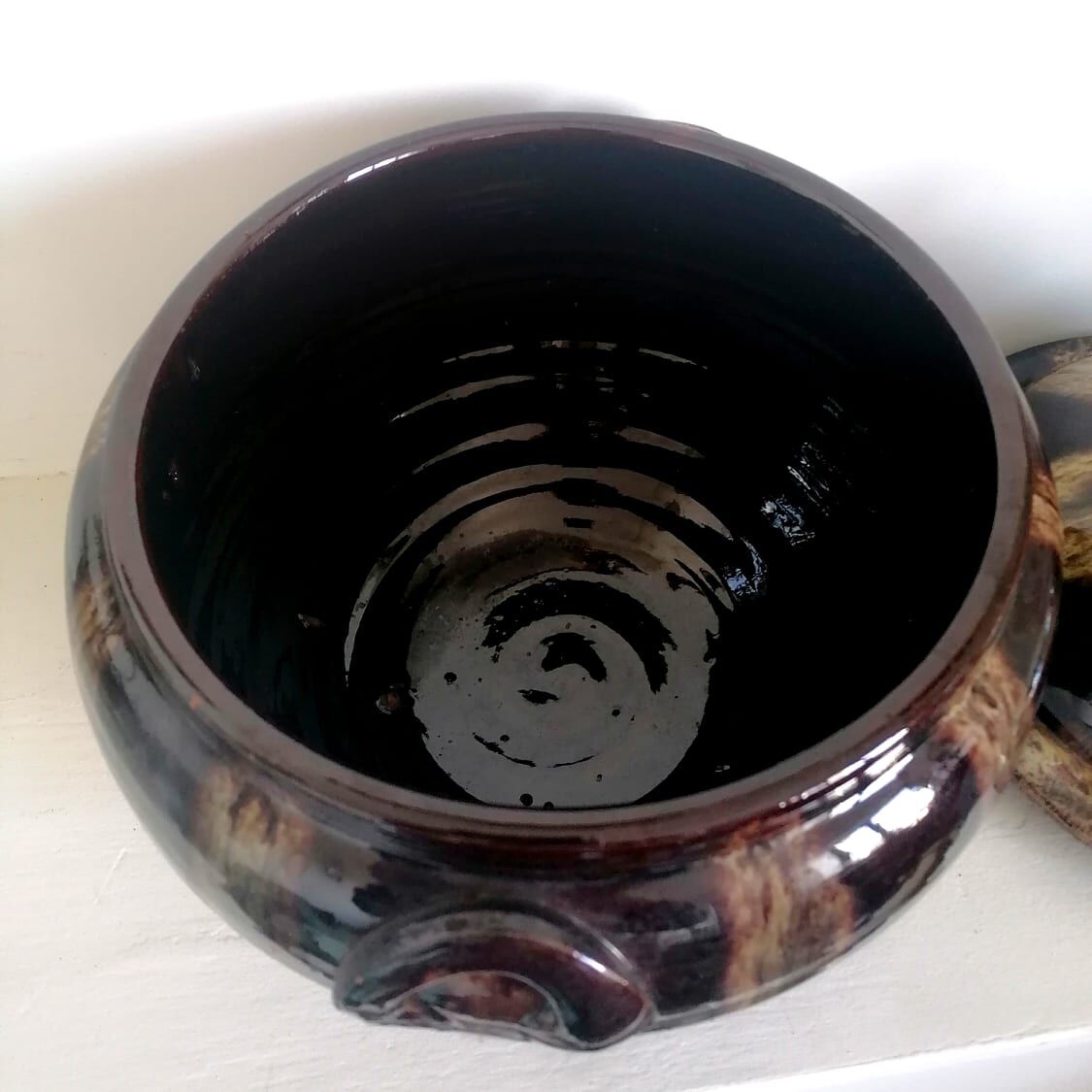 XXL vintage ceramic soup bowl