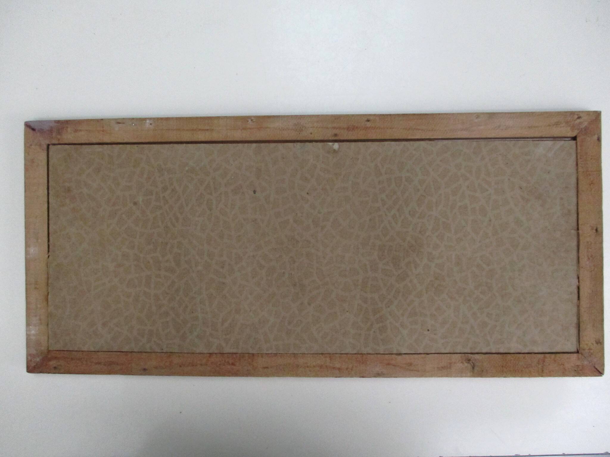 Art deco framing for 152 x 380 mm subject