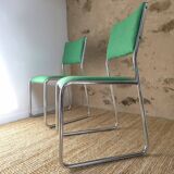 2 chrome Bauhaus chairs