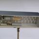 Cubic metal table lamp by Leclaire & Schäfer, 1960s