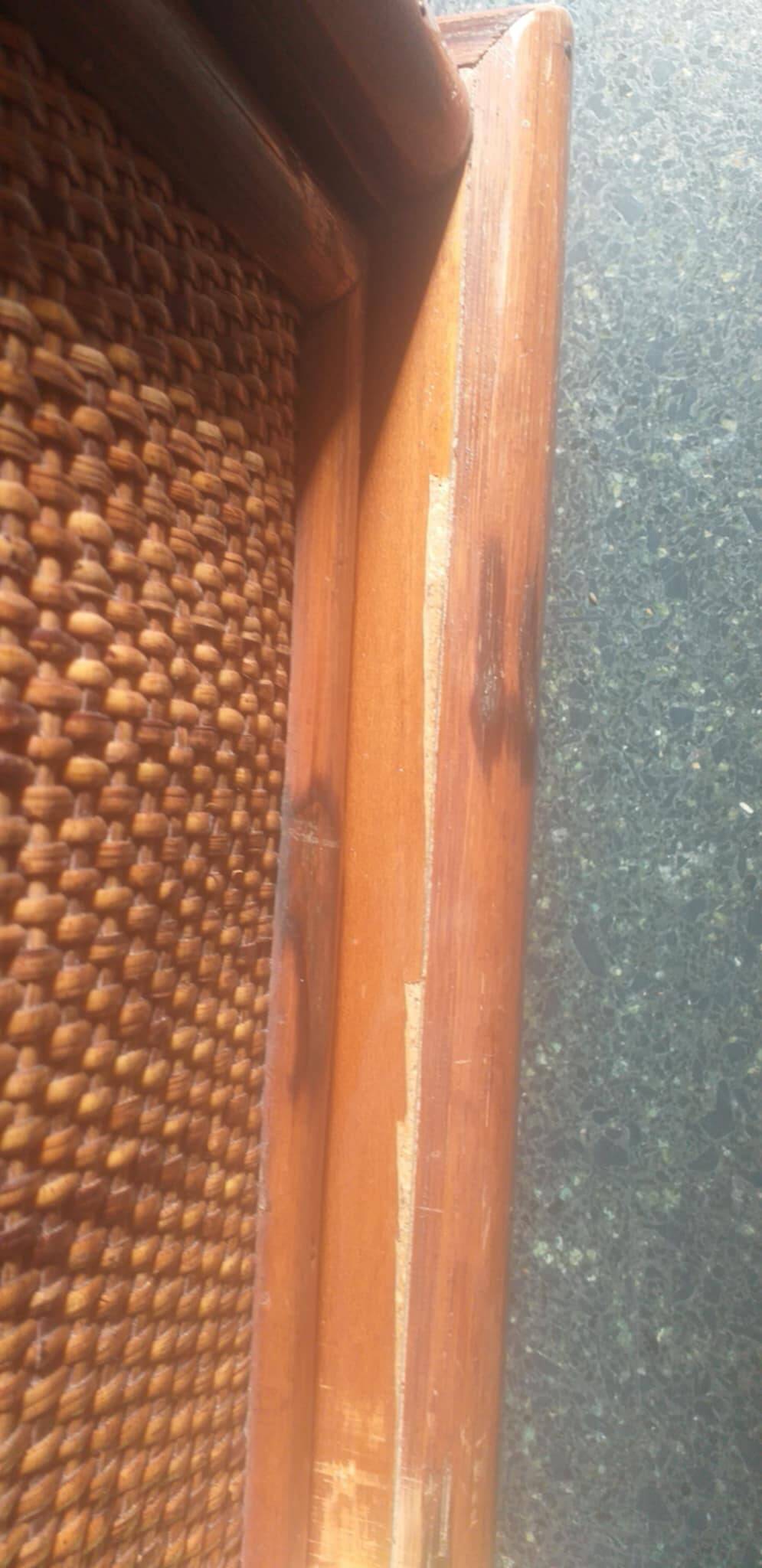 Dal Vera rattan and bamboo bedside table