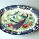 XL asian ceramic serving platter - made in Japan - Vintage