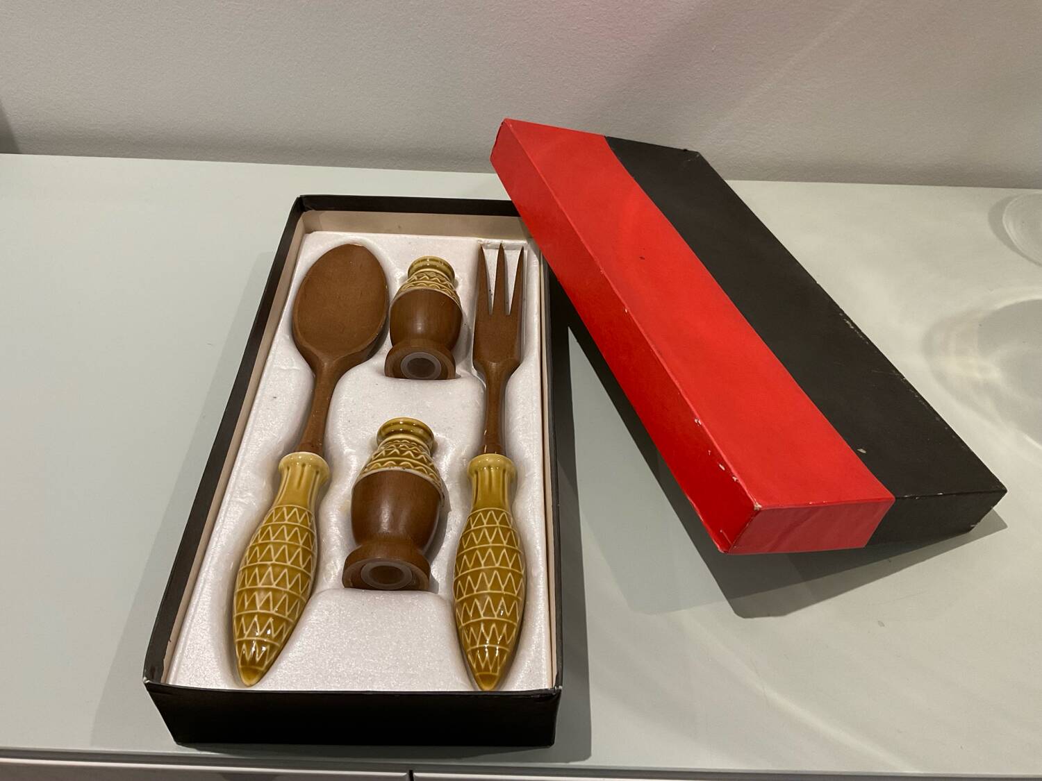 4 piece salad service