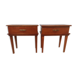 Pair of vintage bedside tables