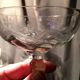 Set of 3 vierzon crystal glasses emma model 1930 1940