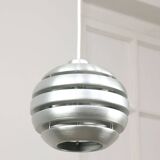 Vintage Italian Aluminum Beehive Pendant Lamp, 80s