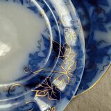 Set of 4 Bryonia model dessert plates from Sarreguemines U&C, between 1880 and 1900