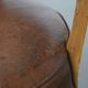 Set of 4 vintage design chairs made of sheepskin leather