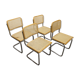 Lot of 4 chairs B32 by Marcel Breuer