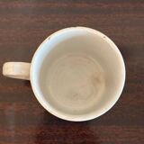 Set of 6 Digoin Sarreguemines Plaid cups and saucers