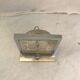 Former reveil square metal chrome vintage decoration
