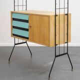 Etagère avec caisson de rangement, années 60