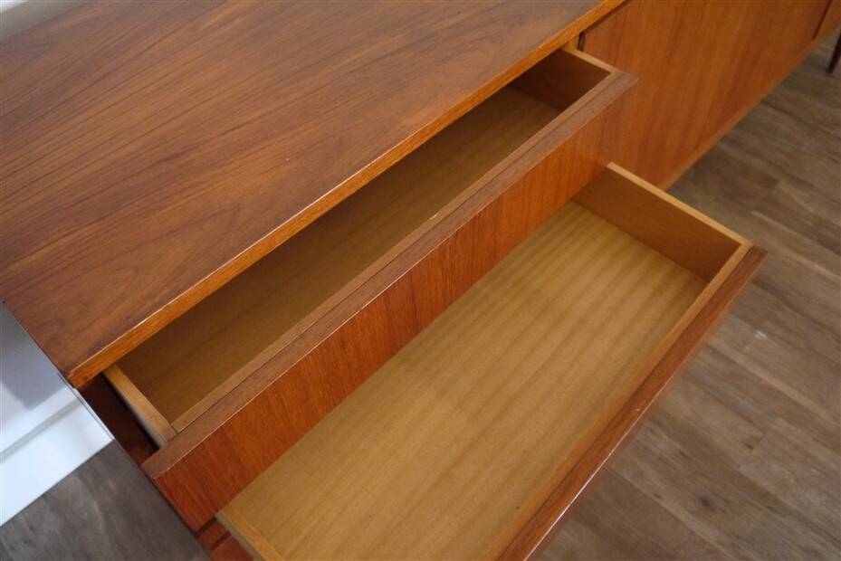 Vintage Scandinavian teak sideboard from the 1960s