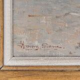 Henry Charles Séné (1889-1961) "Market Scene"