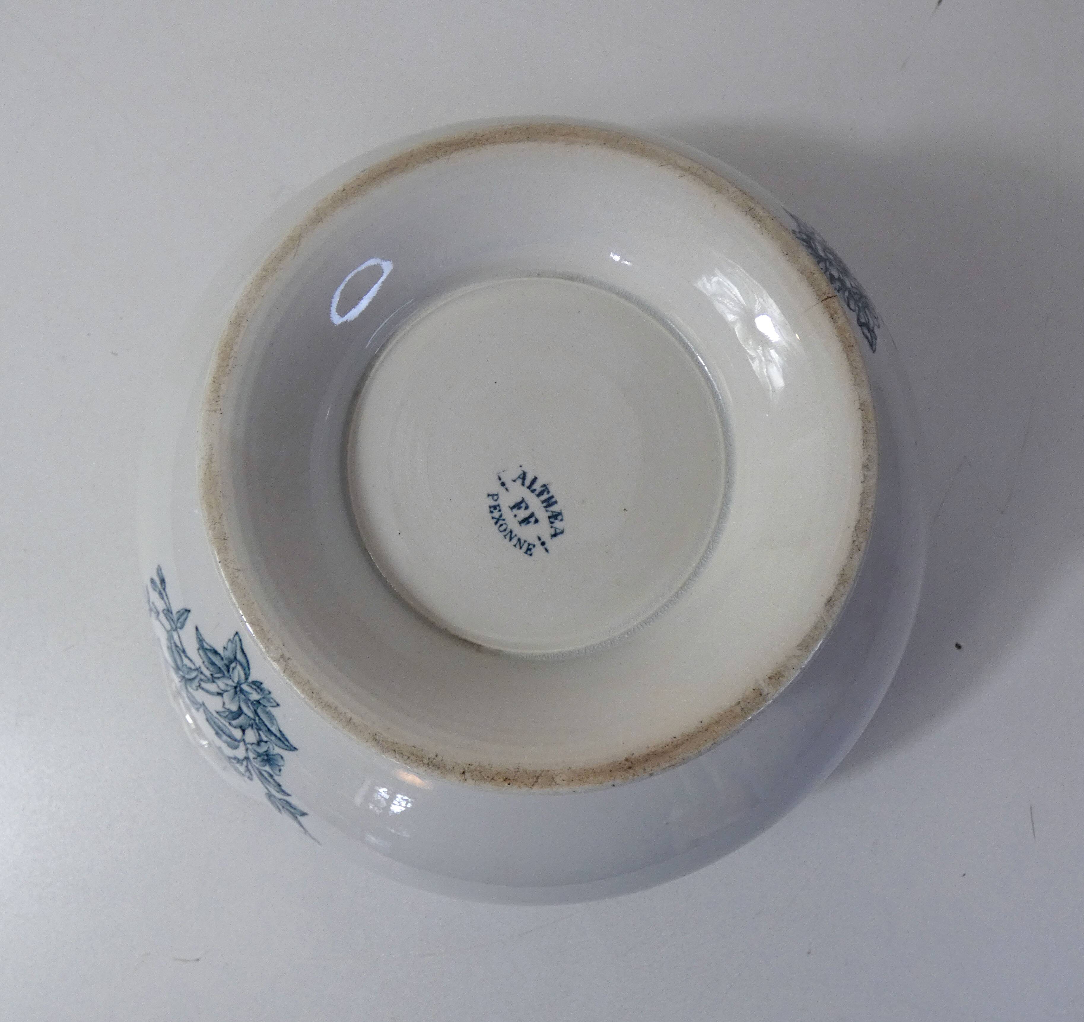 Iron earth tureen flowers althaea