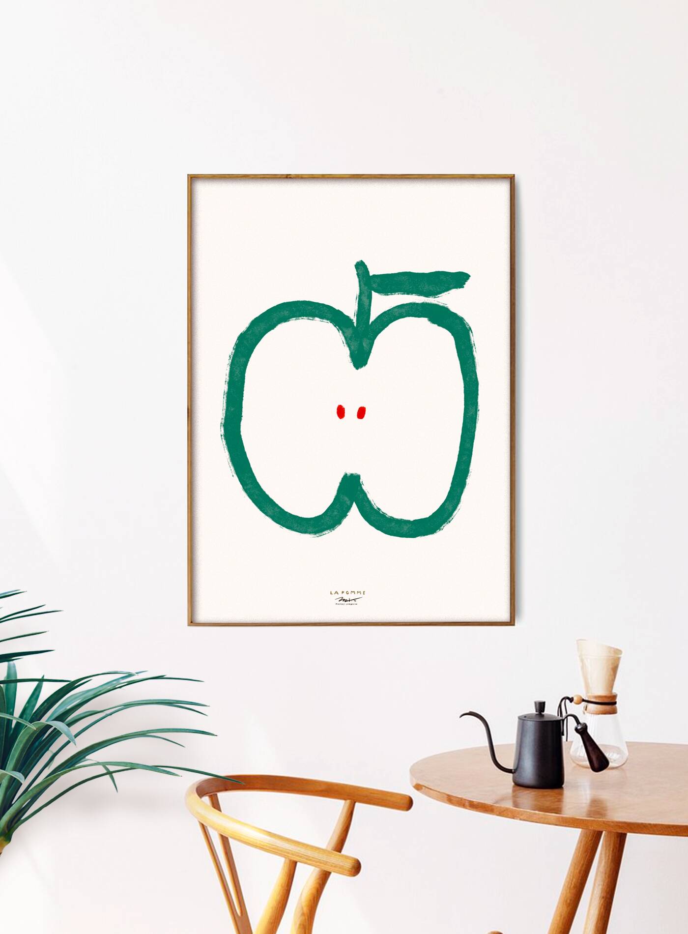 The Apple - wall poster 50x70cm