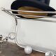 Vintage aluminum wall coat rack