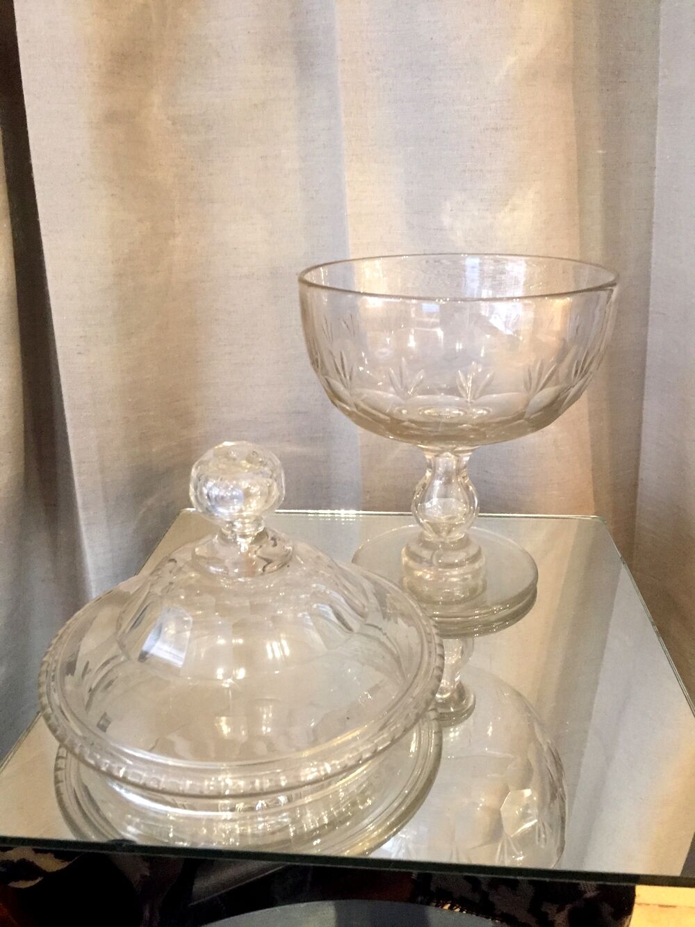 Crystal drageoir size can be baccarat