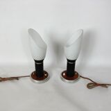 Pair of mid century lamps, 1950s