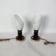 Pair of mid century lamps, 1950s