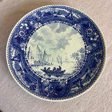 Assiettes boch Delf bleue