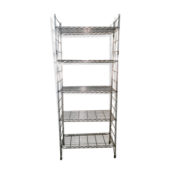 Metal Shelf With Adjustable Feet Selency, 22 Inch Wide Wire Shelving Unit