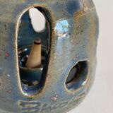 Vintage Handcrafted Stoneware Candle Holder