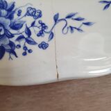 Ensemble de 5 assiettes en porcelaine de Sarreguemines
