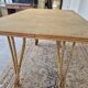 Rattan compass leg dining table, 1950s