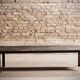 Large rectangular end wood coffee table