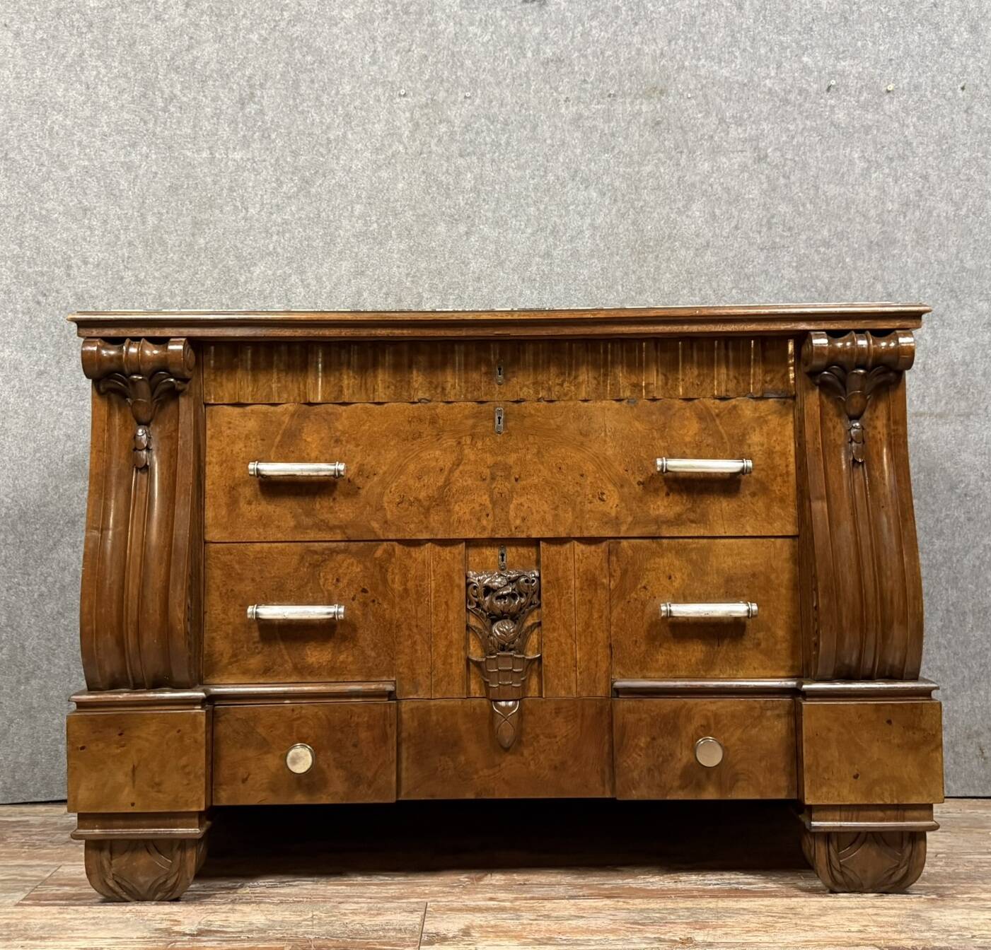 Commode époque art deco en acajou vers 1920-1930