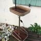 Lampadaire avec tablette vintage