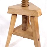 Screw vintage industrial stool
