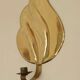Pair of Swedish Mid-Century Brass Wall Sconces