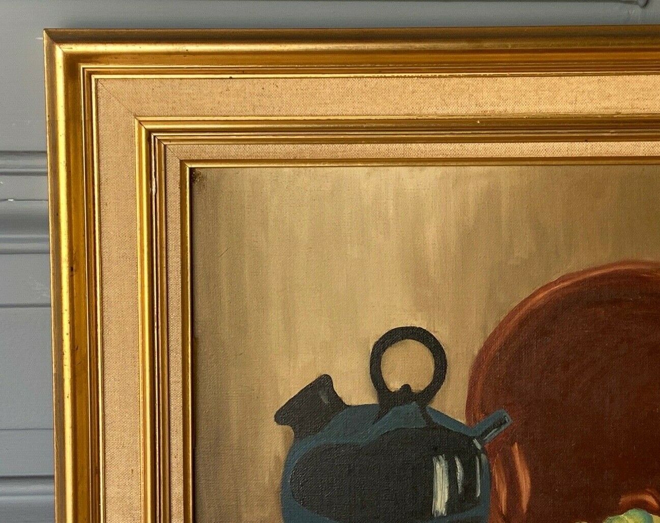 Oil on isorel by paulette a still life with xxth fruit