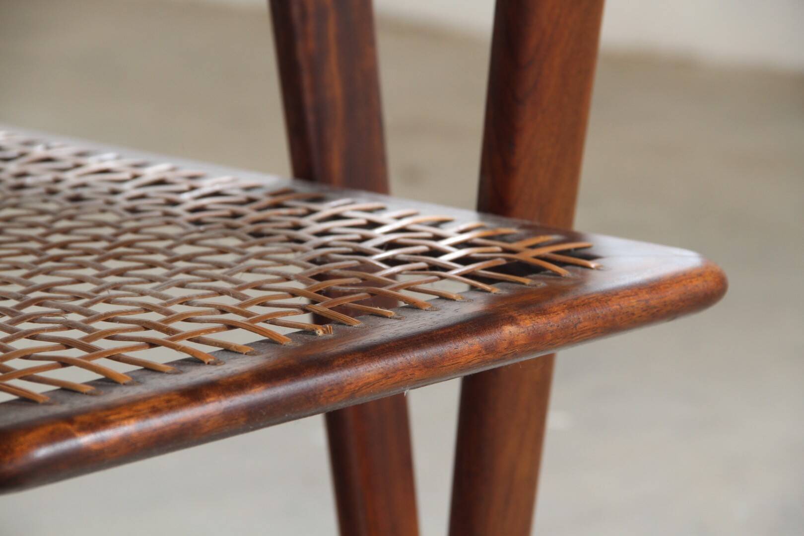 Vintage coffee table, Danish Design with V-Shaped Legs, Kurt Østervig 1950s