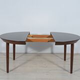 Mid-Century Rosewood Extendable Table by Ole Hald for Gudme Møbelfabrik, 1970s