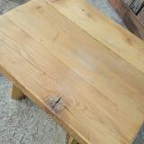 Pair of solid wood coffee tables