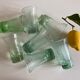 Set of 7 Biot cups in bubbled glass 1970