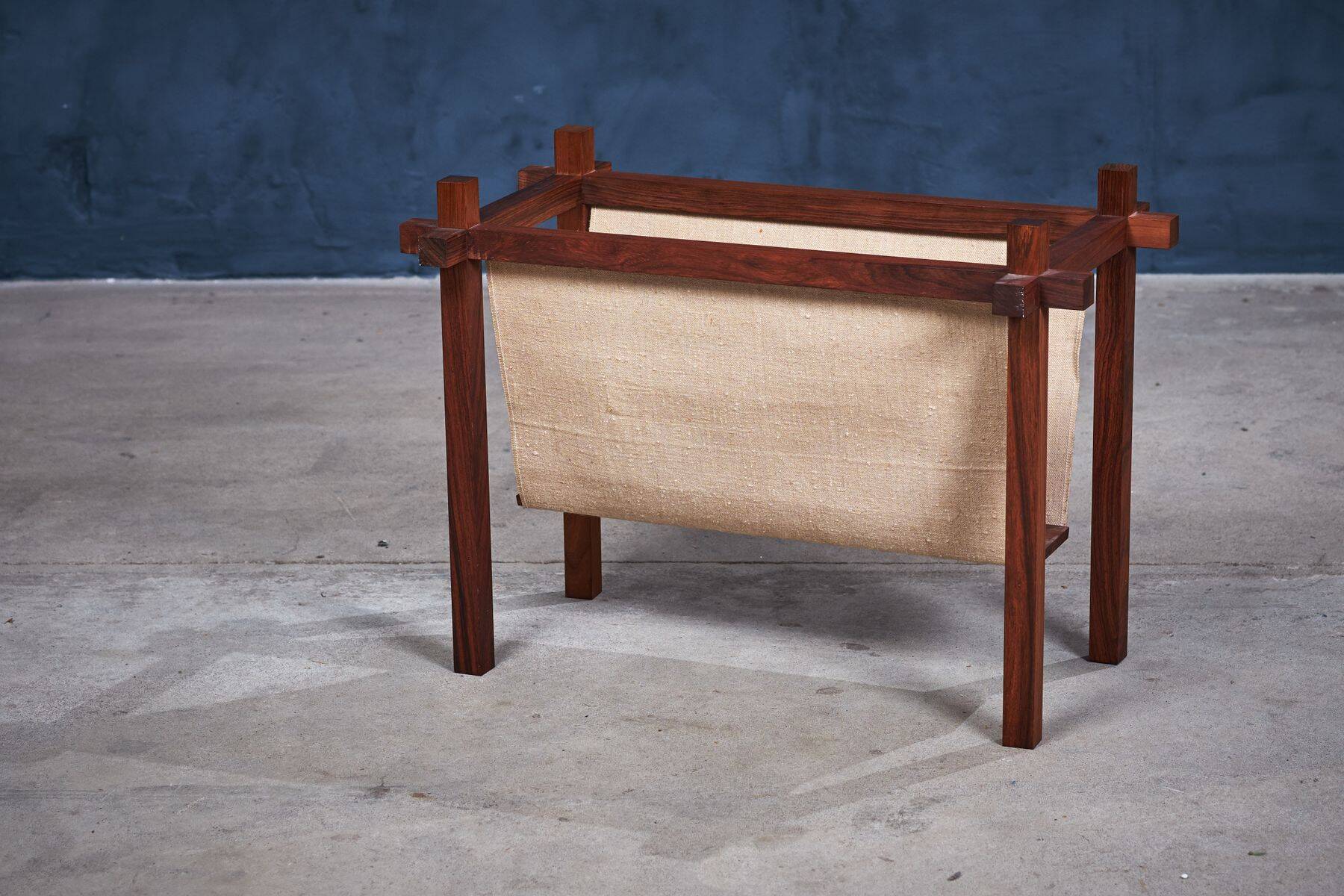 Magazine Rack in Rosewood by Theodor Skjøde Knudsen for Ateljé Forma, Denmark, 1960s