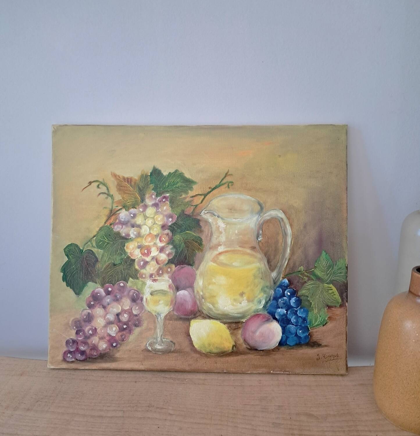 Tableau nature morte toile
