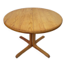 Round table dia 98cm extendable Scandinavian type in solid pine vintage year 1970