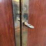 Art Deco period wardrobe in restored mahogany