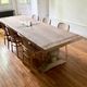 Monastery table in solid old oak – SUN 400 by 120 cm