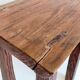 Spanish Baroque Oak Side Table or Stool, Wabi-Sabi Style, 18th C.